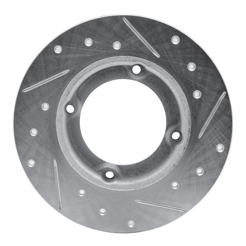 R1 Concepts Front Left Drilled & Slotted Silver Brake Rotor for Honda Civic Hatchback (1973 - 1979) - Part  rncEDZ - 59000L | rncEDZ - 59000L - JDMuscleSPK986417