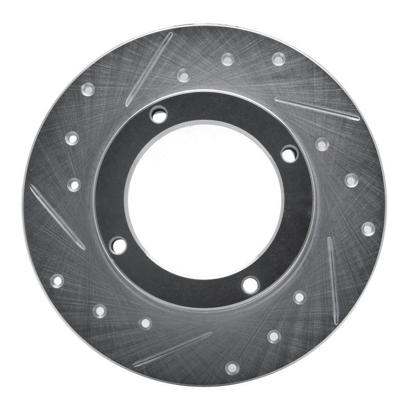 R1 Concepts Front Left Drilled & Slotted Silver Brake Rotor for Honda Civic Hatchback (1973 - 1979) - Part  rncEDZ - 59000L | rncEDZ - 59000L - JDMuscleSPK986417