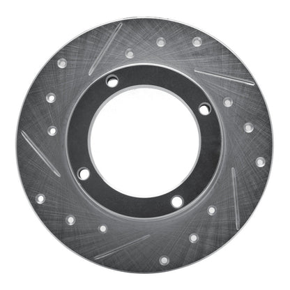 R1 Concepts Front Left Drilled & Slotted Silver Brake Rotor for Honda Civic Hatchback (1973 - 1979) - Part  rncEDZ - 59000L | rncEDZ - 59000L - JDMuscleSPK986417