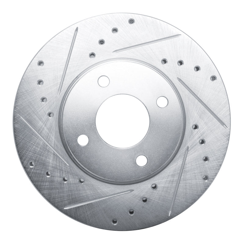 R1 Concepts Front Left Drilled & Slotted Silver Brake Rotor for Toyota Avanza (2016 - 2018) | rncEDZ - 92101L - JDMuscleSPK988034