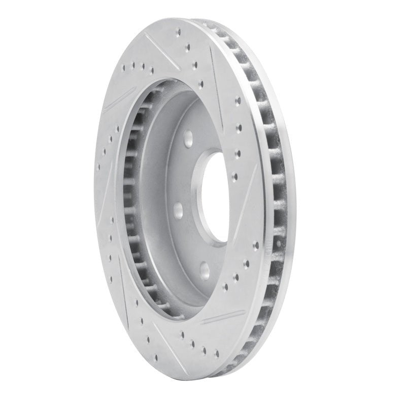 R1 Concepts Front Left Drilled & Slotted Silver Brake Rotor for Toyota Hilux 2009 - 2015 | rncEDZ - 92069L - JDMuscleSPK987974