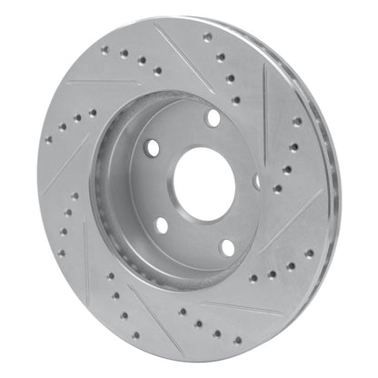 R1 Concepts Front Left Drilled & Slotted Silver Brake Rotor for Toyota Previa 1991 - 1997 | rncEDZ - 76109L - JDMuscleSPK987615