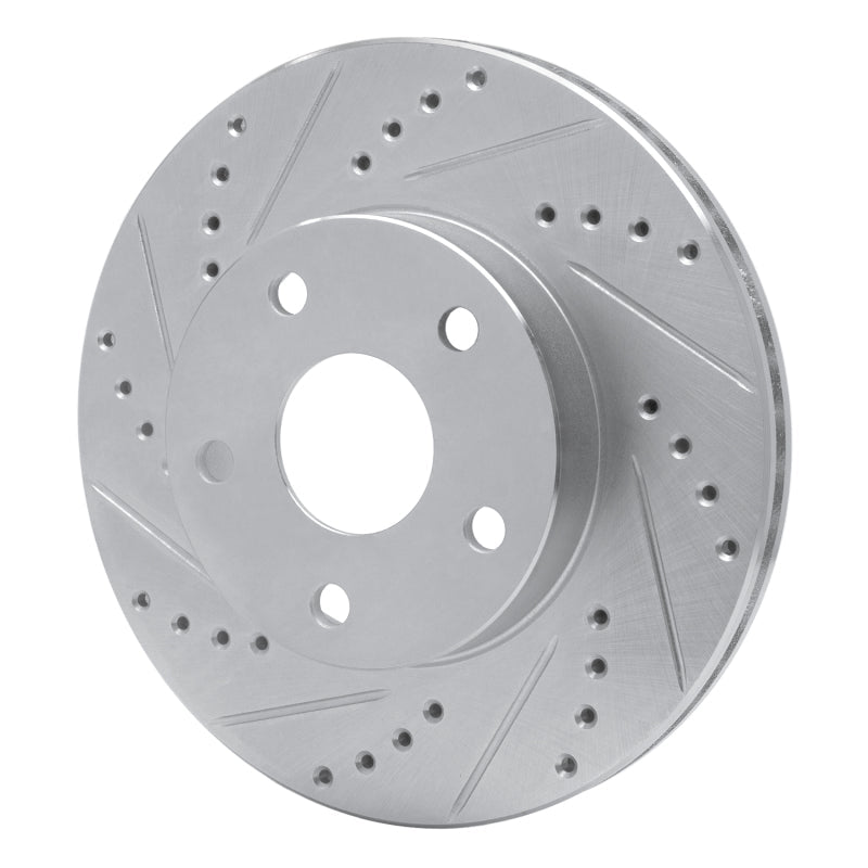 R1 Concepts Front Left Drilled & Slotted Silver Brake Rotor for Toyota Previa 1991 - 1997 | rncEDZ - 76109L - JDMuscleSPK987615