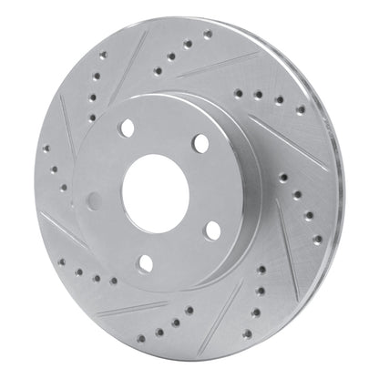 R1 Concepts Front Left Drilled & Slotted Silver Brake Rotor for Toyota Previa 1991 - 1997 | rncEDZ - 76109L - JDMuscleSPK987615