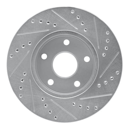 R1 Concepts Front Left Drilled & Slotted Silver Brake Rotor for Toyota Previa 1991 - 1997 | rncEDZ - 76109L - JDMuscleSPK987615