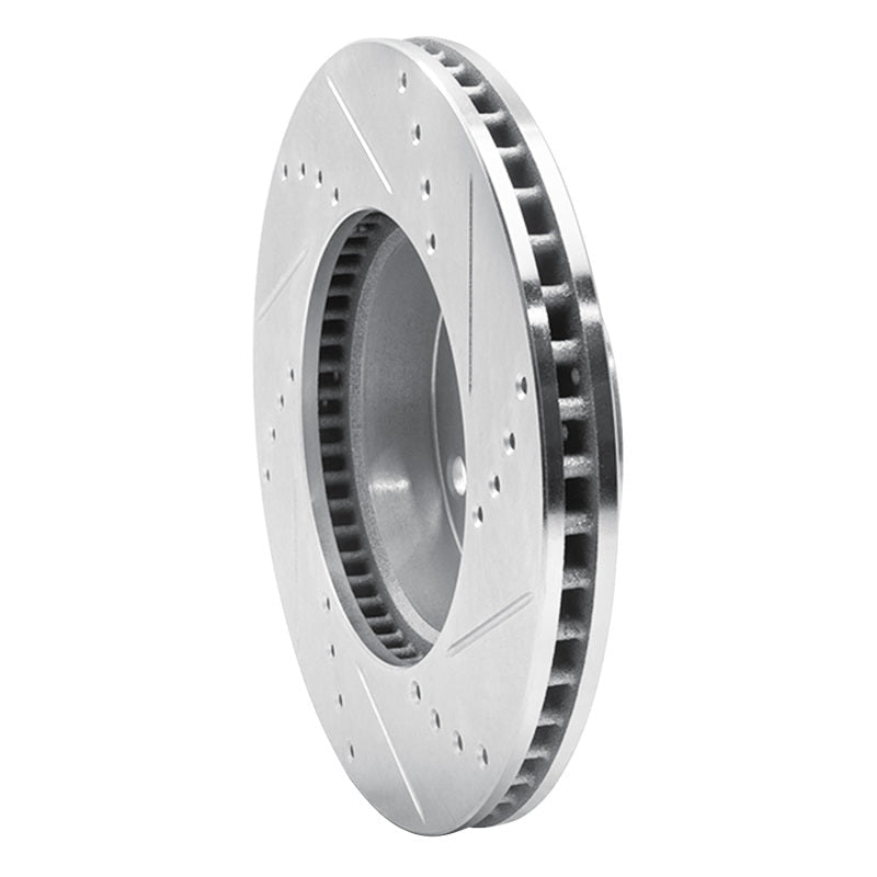 R1 Concepts Front Left Drilled & Slotted Silver Brake Rotor for Toyota Tacoma 2005 - 2015 | rncEDZ - 76133L - JDMuscleSPK987645