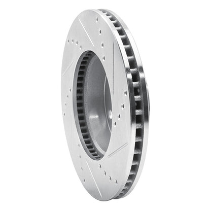 R1 Concepts Front Left Drilled & Slotted Silver Brake Rotor for Toyota Tacoma 2005 - 2015 | rncEDZ - 76133L - JDMuscleSPK987645
