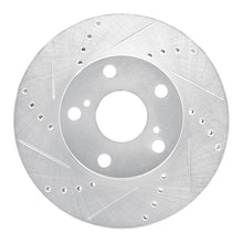 R1 Concepts Front Left Drilled & Slotted Silver Brake Rotor for Toyota Tacoma 2005 - 2015 | rncEDZ - 76133L - JDMuscleSPK987645