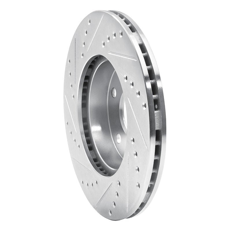 R1 Concepts Front Right Drilled and Slotted Silver Brake Rotor for Toyota Previa 1991 - 1997 | rncEDZ - 76109R - JDMuscleSPK987616