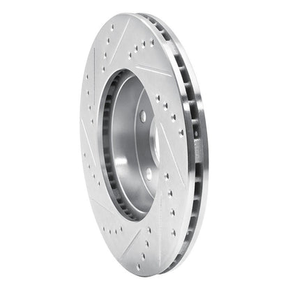 R1 Concepts Front Right Drilled and Slotted Silver Brake Rotor for Toyota Previa 1991 - 1997 | rncEDZ - 76109R - JDMuscleSPK987616