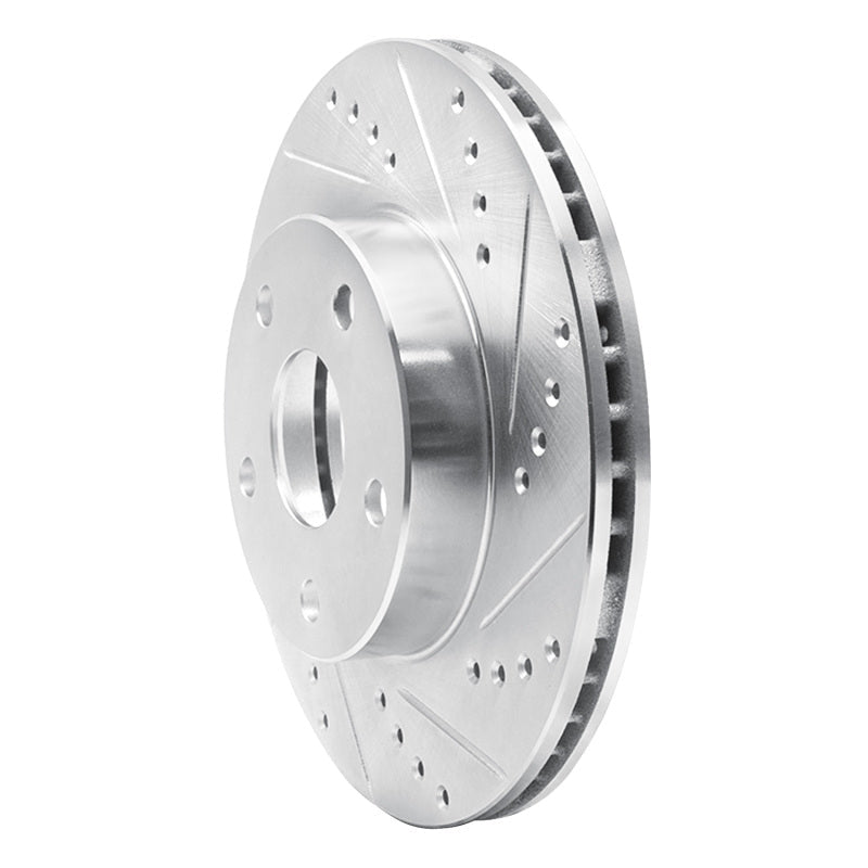 R1 Concepts Front Right Drilled and Slotted Silver Brake Rotor for Toyota Previa 1991 - 1997 | rncEDZ - 76109R - JDMuscleSPK987616