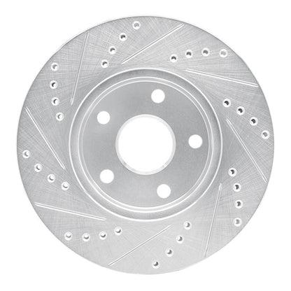 R1 Concepts Front Right Drilled and Slotted Silver Brake Rotor for Toyota Previa 1991 - 1997 | rncEDZ - 76109R - JDMuscleSPK987616
