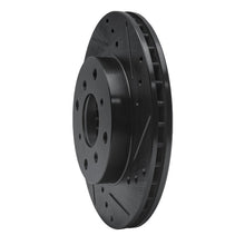 R1 Concepts Front Right Drilled & Slotted Black Brake Rotor for 1992 - 1996 Honda Prelude | rncECB - 59021R - JDMuscleSPK975900