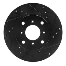R1 Concepts Front Right Drilled & Slotted Black Brake Rotor for 1992 - 1996 Honda Prelude | rncECB - 59021R - JDMuscleSPK975900