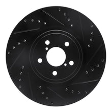 R1 Concepts Front Right Drilled & Slotted Black Brake Rotor for Subaru Forester 2005 - 2018 | rncECB - 13018R - JDMuscleSPK973623