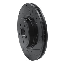 R1 Concepts Front Right Drilled & Slotted Black Brake Rotor for Subaru Forester 2005 - 2018 | rncECB - 13018R - JDMuscleSPK973623