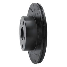 R1 Concepts Front Right Drilled & Slotted Black Brake Rotor for Toyota Cressida (1989 - 1992) | rncECB - 76040R - JDMuscleSPK983688