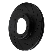R1 Concepts Front Right Drilled & Slotted Black Brake Rotor for Toyota Hilux 1989 - 2008 | rncECB - 76106R - JDMuscleSPK983722