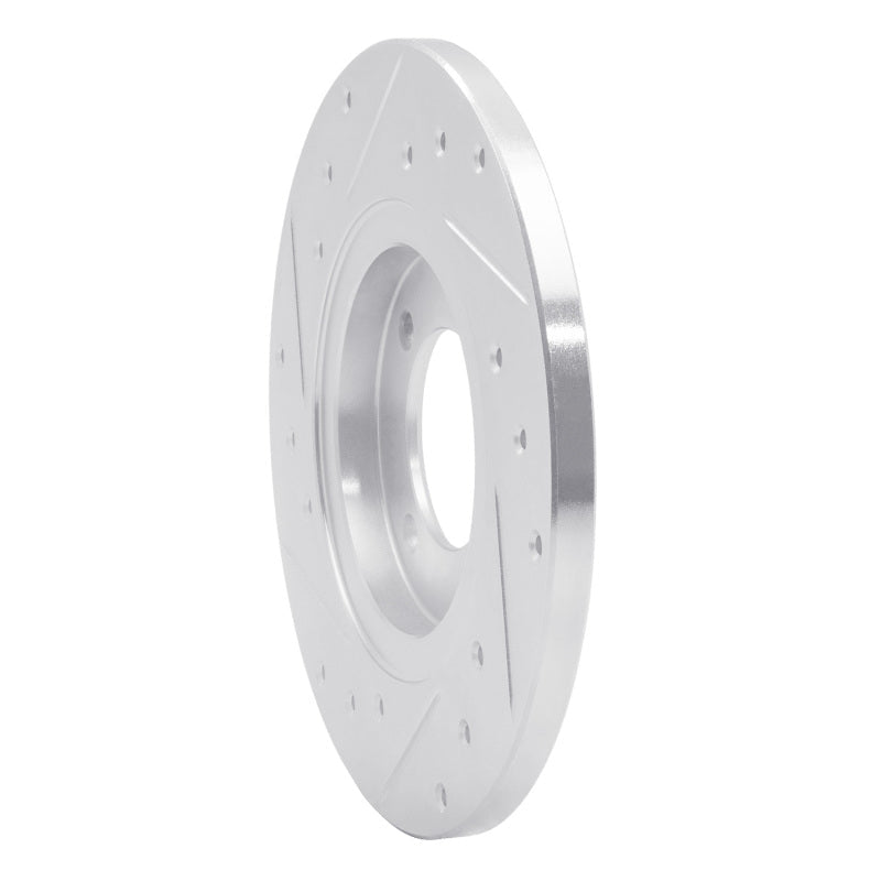 R1 Concepts Front Right Drilled & Slotted Silver Brake Rotor for 1980 - 1983 Toyota Corolla (US/Canada) | rncEDZ - 76006R - JDMuscleSPK987464