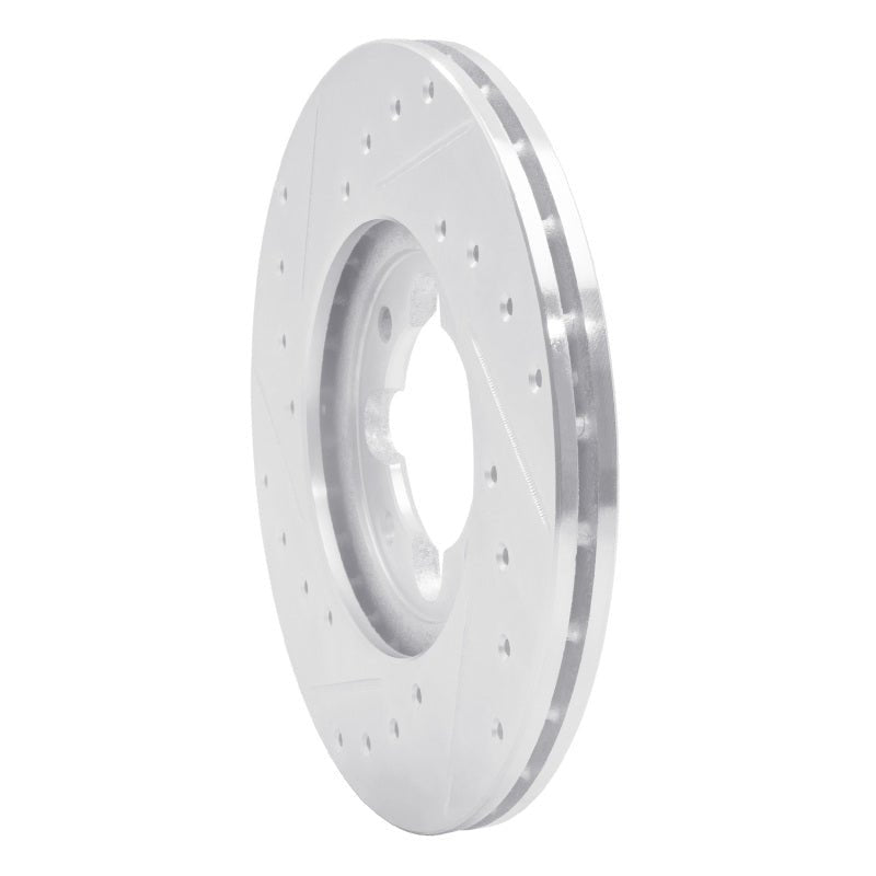 R1 Concepts Front Right Drilled & Slotted Silver Brake Rotor for 1982 - 1985 Toyota Celica | rncEDZ - 76013R - JDMuscleSPK987474