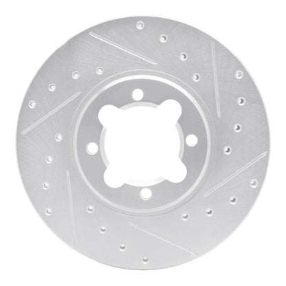 R1 Concepts Front Right Drilled & Slotted Silver Brake Rotor for 1982 - 1985 Toyota Celica | rncEDZ - 76013R - JDMuscleSPK987474