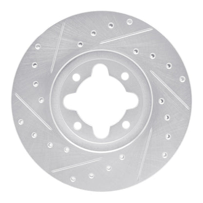 R1 Concepts Front Right Drilled & Slotted Silver Brake Rotor for 1982 - 1985 Toyota Celica | rncEDZ - 76013R - JDMuscleSPK987474