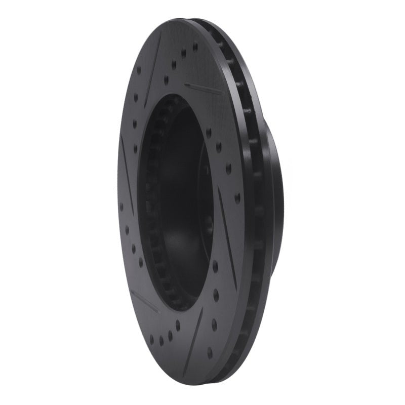 R1 Concepts Honda Accord 1984 - 1990 Front Right Drilled & Slotted Black Brake Rotor – Part Number RNC - ECB - 59011R | rncECB - 59011R - JDMuscleSPK975880