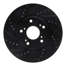 R1 Concepts Honda Accord Coupe Front Left Drilled & Slotted Black Brake Rotor (Part rncECB - 59039L) | rncECB - 59039L - JDMuscleSPK975930