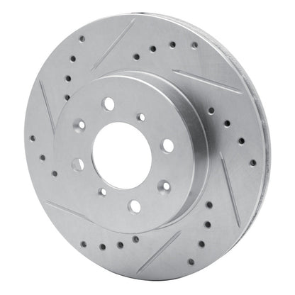 R1 Concepts Honda Accord Coupe Front Left Drilled & Slotted Silver Brake Rotor (Part rncEDZ - 59015L) | rncEDZ - 59015L - JDMuscleSPK986445