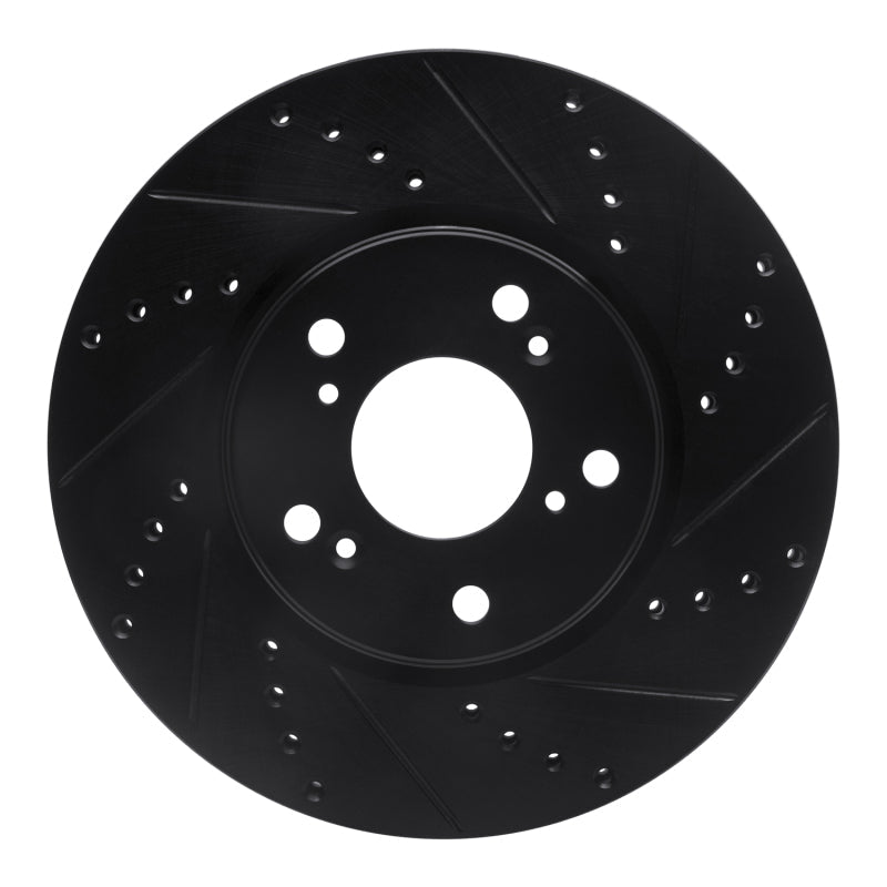R1 Concepts Honda Accord Coupe Front Right Drilled & Slotted Brake Rotor RNC - ECB - 59039R | rncECB - 59039R - JDMuscleSPK975931