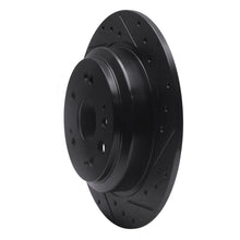 R1 Concepts Honda Accord Crosstour 2010 - 2015 Rear Right Drilled & Slotted Black Brake Rotor | rncECB - 59033R - JDMuscleSPK975922