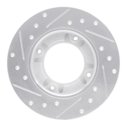 R1 Concepts Honda Accord Hatchback Front Right Drilled & Slotted Brake Rotor (1986 - 1981) | rncEDZ - 59002R - JDMuscleSPK986422