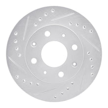 R1 Concepts Honda Accord Sedan Front Left Drilled & Slotted Silver Brake Rotor (1982 - 1983) | rncEDZ - 59004L - JDMuscleSPK986425