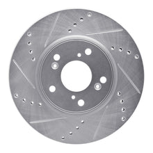 R1 Concepts Honda Accord Sedan Front Left Drilled & Slotted Silver Brake Rotor (Part rncEDZ - 59039L) | rncEDZ - 59039L - JDMuscleSPK986467