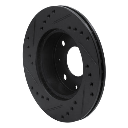 R1 Concepts Honda Accord Sedan Front Right Drilled & Slotted Brake Rotor (1982 - 1983) | rncECB - 59004R - JDMuscleSPK983070