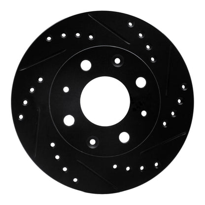 R1 Concepts Honda Accord Sedan Front Right Drilled & Slotted Brake Rotor (1982 - 1983) | rncECB - 59004R - JDMuscleSPK983070