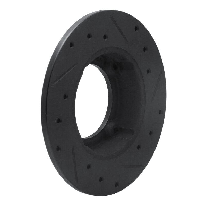 R1 Concepts Honda Civic 1973 - 1979 Front Left Drilled & Slotted Black Brake Rotor (Part  rncECB - 59000L) | rncECB - 59000L - JDMuscleSPK983063
