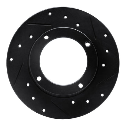 R1 Concepts Honda Civic Front Right Drilled & Slotted Brake Rotor (Part Number: rncECB - 59000R) | rncECB - 59000R - JDMuscleSPK983064