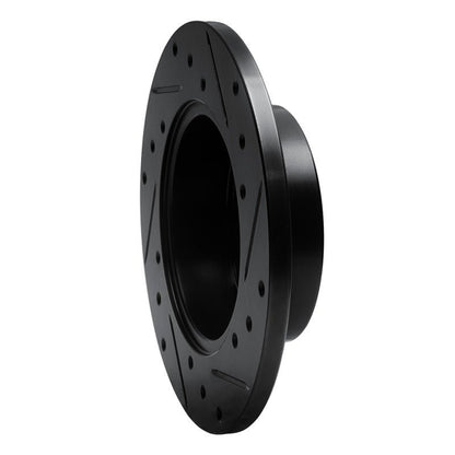 R1 Concepts Honda Civic Hatchback Front Left Drilled & Slotted Brake Rotor (Part Number: rncECB - 59008L) | rncECB - 59008L - JDMuscleSPK983075