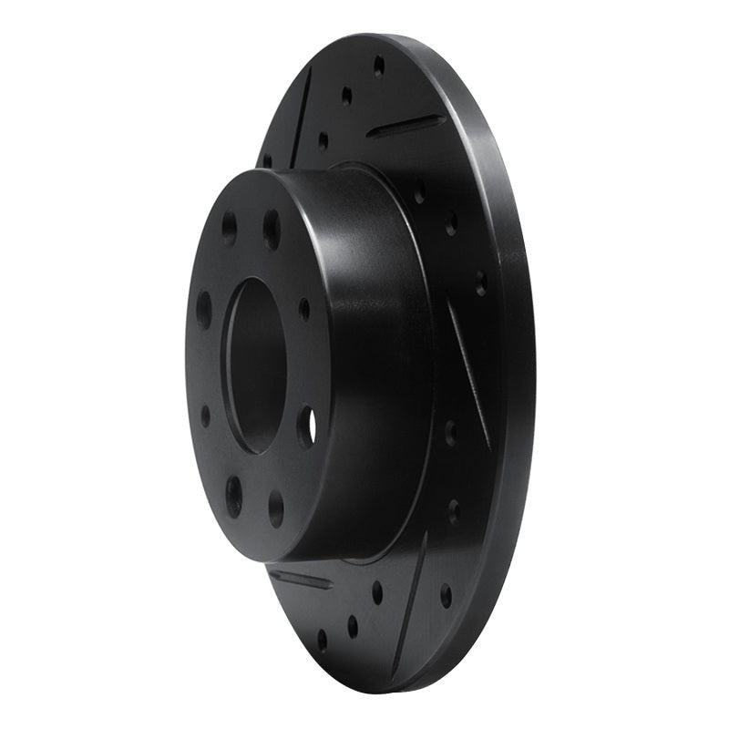 R1 Concepts Honda Civic Hatchback Front Left Drilled & Slotted Brake Rotor (Part Number: rncECB - 59008L) | rncECB - 59008L - JDMuscleSPK983075