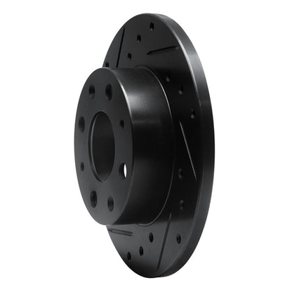 R1 Concepts Honda Civic Hatchback Front Left Drilled & Slotted Brake Rotor (Part Number: rncECB - 59008L) | rncECB - 59008L - JDMuscleSPK983075