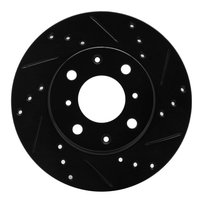R1 Concepts Honda Civic Sedan Front Right Drilled & Slotted Brake Rotor (Part rncEDZ - 59018R) | rncEDZ - 59018R - JDMuscleSPK977271