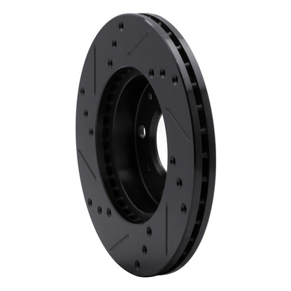 R1 Concepts Honda Civic Sedan Front Right Drilled & Slotted Brake Rotor (Part rncEDZ - 59018R) | rncEDZ - 59018R - JDMuscleSPK977271