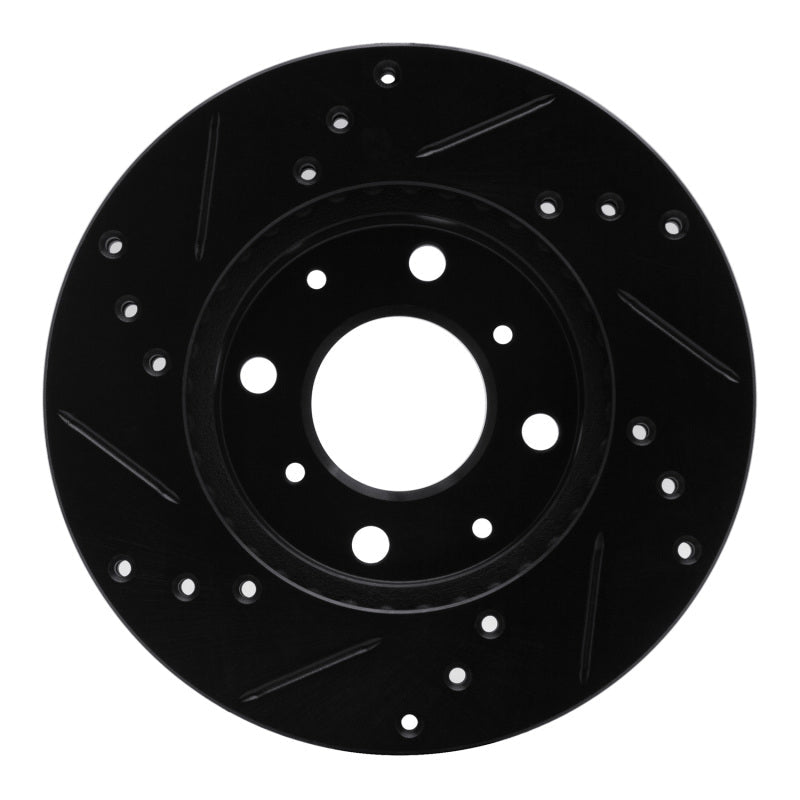 R1 Concepts Honda Civic Sedan Front Right Drilled & Slotted Brake Rotor (Part rncEDZ - 59018R) | rncEDZ - 59018R - JDMuscleSPK977271
