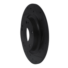 R1 Concepts Honda Civic Sedan Rear Right Drilled & Slotted Black Brake Rotor (Part Number: rncECB - 59068R) | rncECB - 59068R - JDMuscleSPK975967