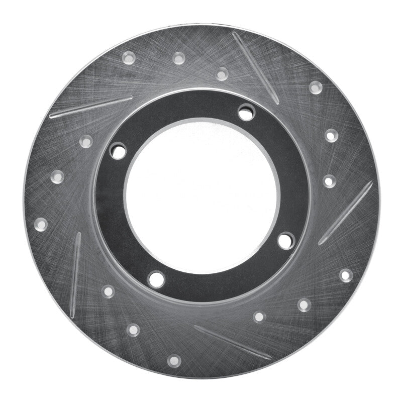 R1 Concepts Honda Civic Wagon Front Right Drilled & Slotted Silver Brake Rotor (Part rncEDZ - 59000R) | rncEDZ - 59000R - JDMuscleSPK986418
