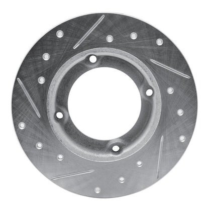 R1 Concepts Honda Civic Wagon Front Right Drilled & Slotted Silver Brake Rotor (Part rncEDZ - 59000R) | rncEDZ - 59000R - JDMuscleSPK986418