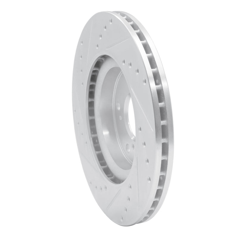 R1 Concepts Honda CR - V Front Right Drilled & Slotted Silver Brake Rotor (Part RNCEDZ - 59057R) | rncEDZ - 59057R - JDMuscleSPK986481