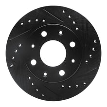 R1 Concepts Honda CRX Front Right Drilled & Slotted Black Brake Rotor (Part rncECB - 59005R) | rncECB - 59005R - JDMuscleSPK975878
