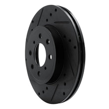 R1 Concepts Honda Fit 2015 - 2020 Front Left Drilled & Slotted Brake Rotor – Black Finish | rncECB - 59038L - JDMuscleSPK975929